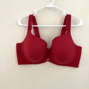 Cacique Lane Bryant Modern Luxe Lightly Lined Balconette Bra Size 42DDD Red